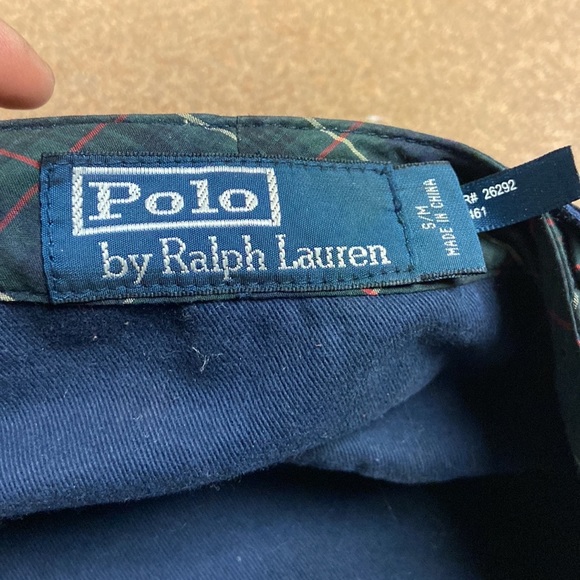 Vintage Polo Ralph Lauren Logo Plaid Newsboy Cap - Picture 9 of 11